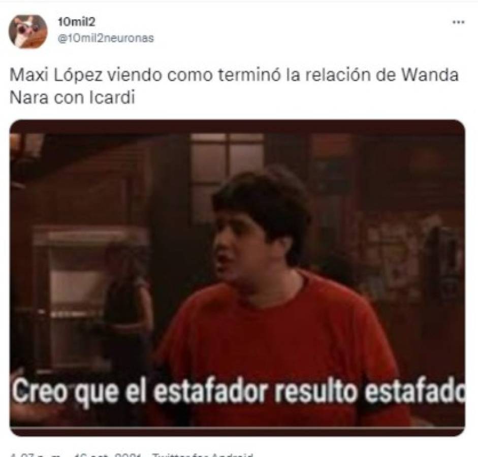 ¡Hasta Maxi López! Wanda Nara termina con Icardi por presunta traición y explotan las redes con memes