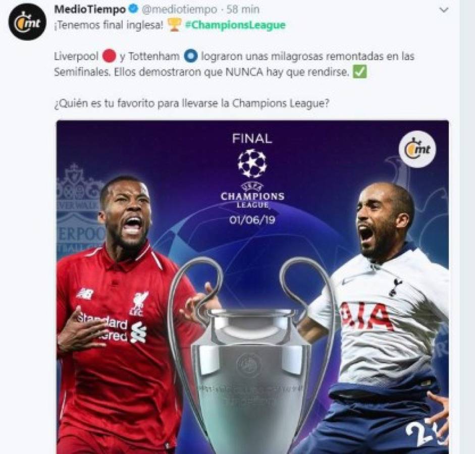 Lo que dice la prensa internacional sobre la final de la Champions League 2019