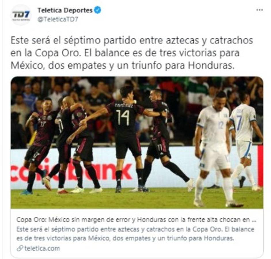 Lo que dice la prensa mexicana sobre el duelo de hoy ante Honduras en Copa Oro: 'Favorito y a demostrar la jerarquía'