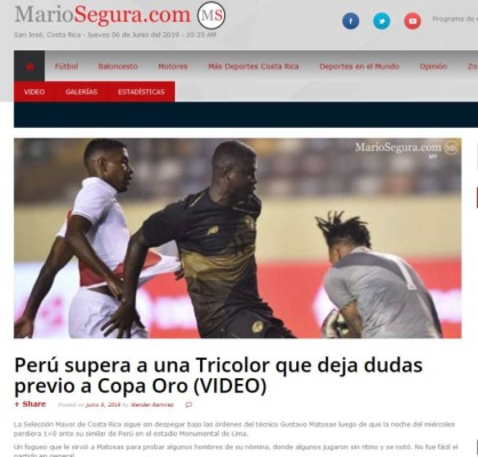 Prensa tica: Costa Rica 'sin identidad' y 'con dudas' a Copa Oro