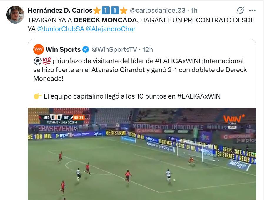 En Italia y Brasil lo destacaron: Honduras tiene una joya, Que Francis logre esa dupla con Keyrol Figueroa, las opiniones sobre Dereck Moncada