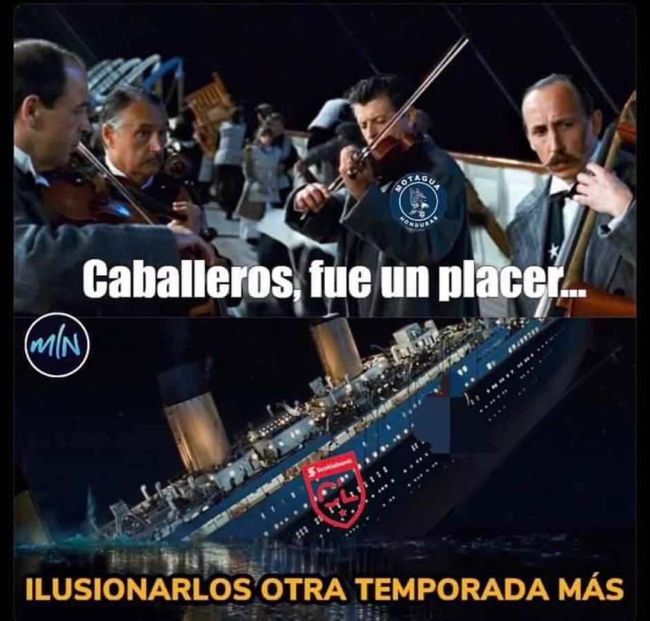 Los memes no perdonan a Real España tras ser goleado por Olimpia en el clásico; Motagua tampoco se salva