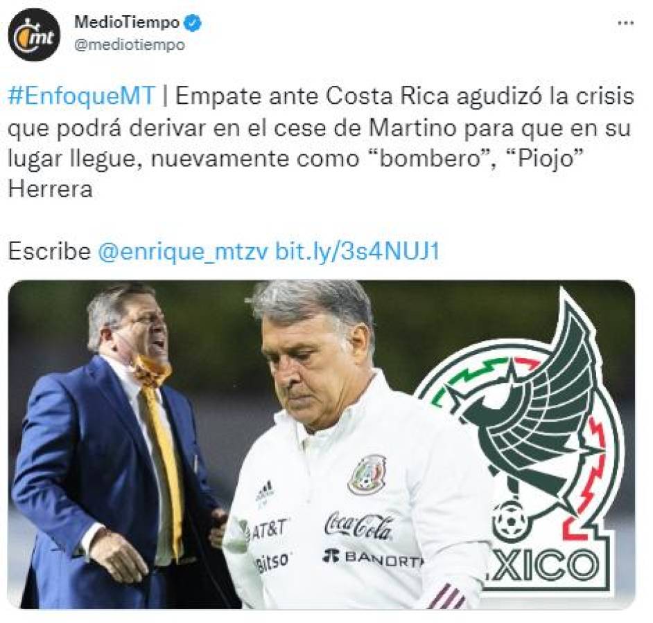 Crisis en México: Solicitan regreso de “Chicharito” Hernández, quieren al “Tata” Martino fuera y que este sea su relevo