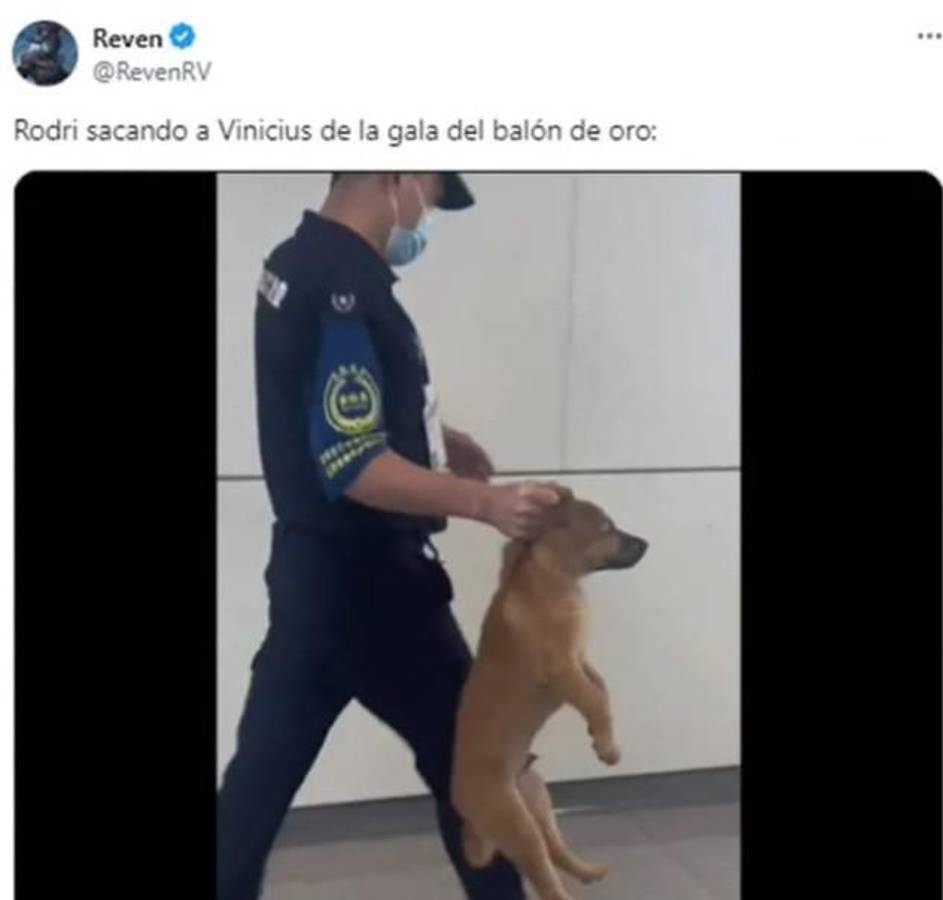 Rodri fue el ganador del Balón de Oro 2024 y los memes hacen pedazos a Vinicius y al Real Madrid