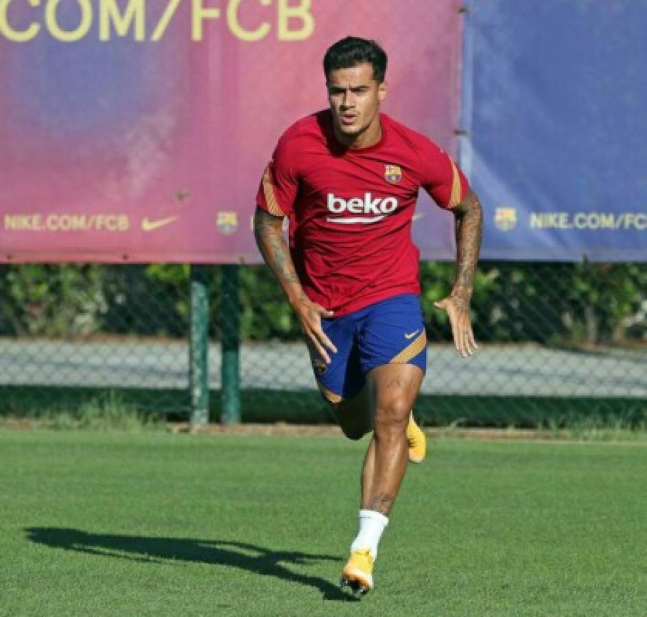 Caras serias y un Coutinho entregado: así fue el entrenamiento del Barça tras que Messi confirmara su futuro