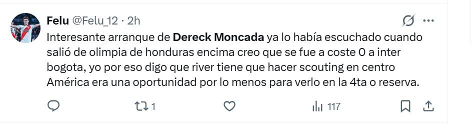 En Italia y Brasil lo destacaron: Honduras tiene una joya, Que Francis logre esa dupla con Keyrol Figueroa, las opiniones sobre Dereck Moncada