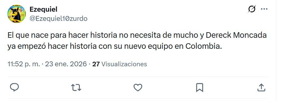 Muchacho de oro, Merecida ovación y Empezó a hacer historia: Prensa y afición se rinden ante Dereck Moncada y su debut con gol en Colombia