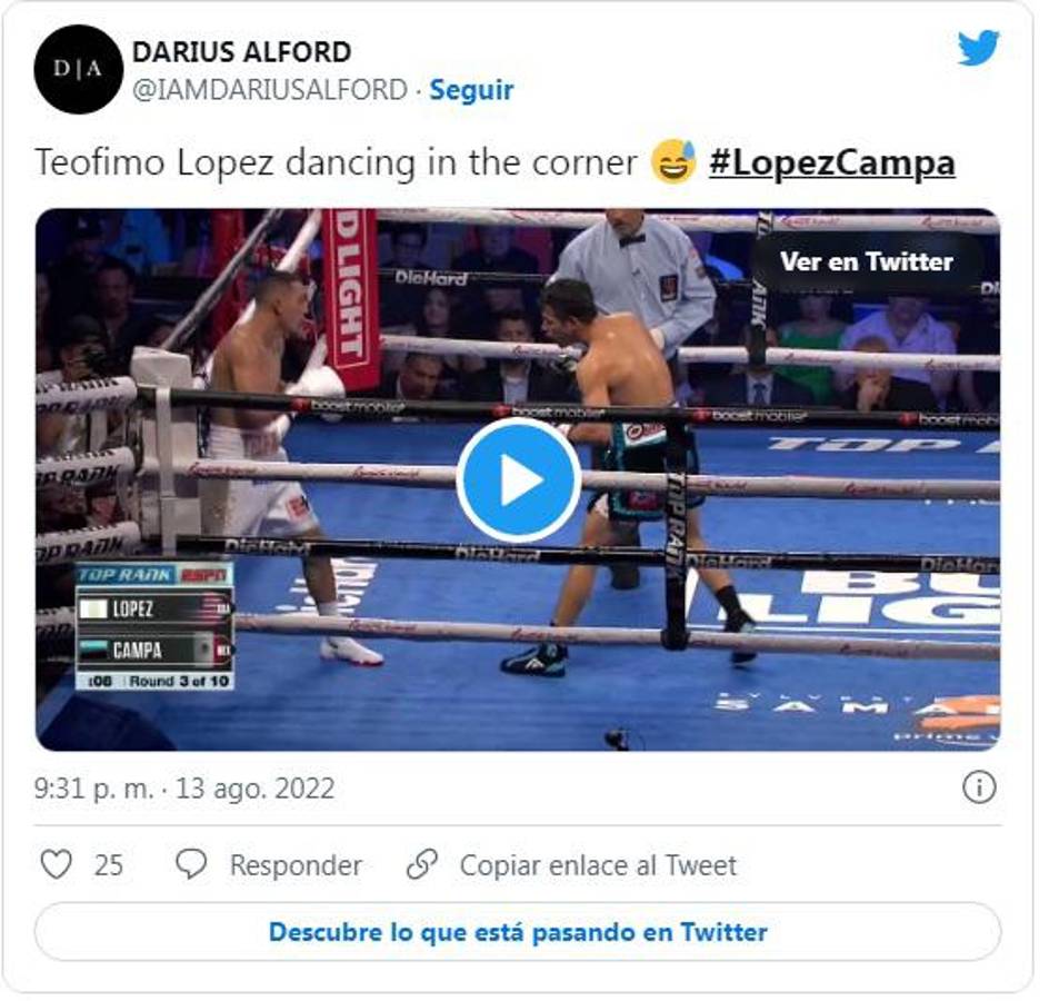 “Ha vuelto y demasiado castigo”: Así reaccionó la prensa luego de la contundente victoria de Teófimo López sobre Pedro Campa