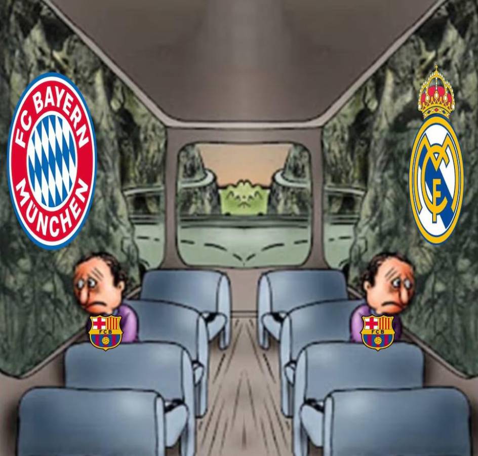 Barcelona estuvo presente: los jocosos memes que dejó el empate entre Bayern Múnich y Real Madrid