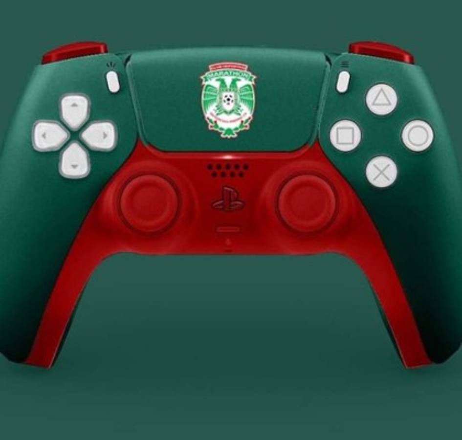 Así se verían los controles de PlayStation 5 con los escudos de los clubes de Honduras y México
