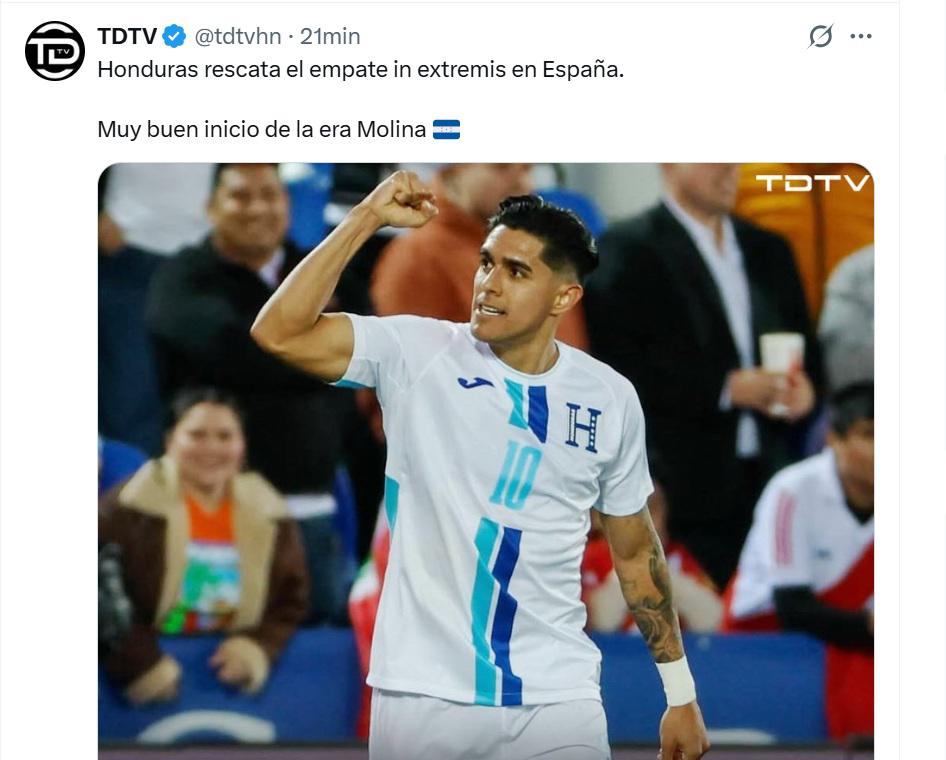 Se ríen de nosotros y Me gustó la presentación de Francisco Molina: Opiniones en redes tras empate de Honduras y Perú