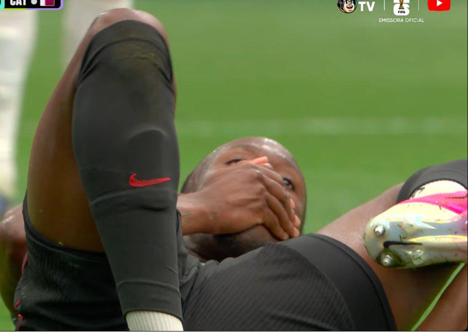Imágenes sensibles: la escalofriante lesión que sucedió en el Canadá vs. Qatar