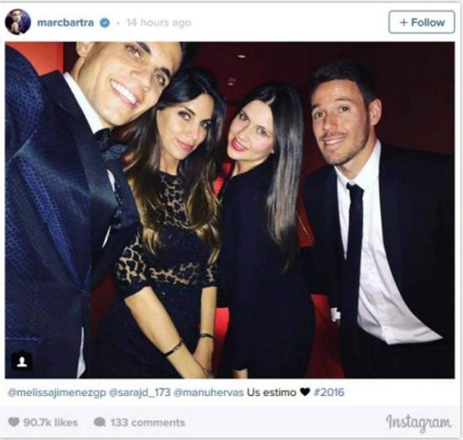 Así recibieron el Año Nuevo los cracks del Barcelona