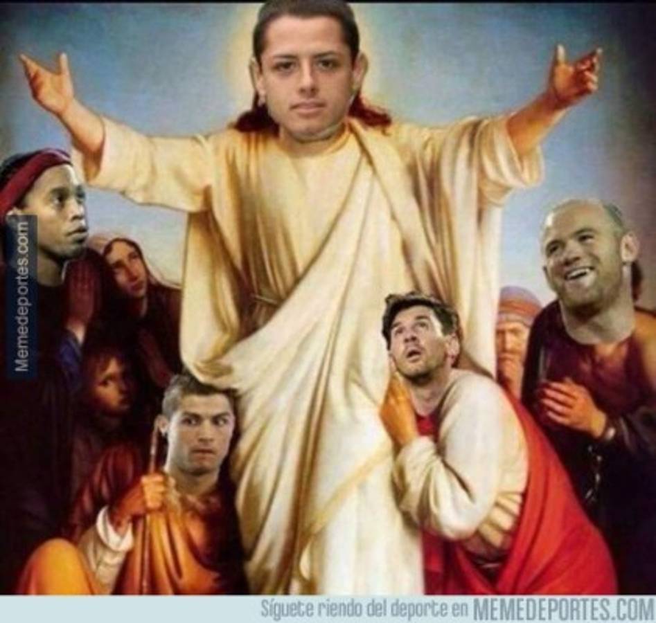 Chicharito Hernández es protagonista de los memes por su gol al Atlético