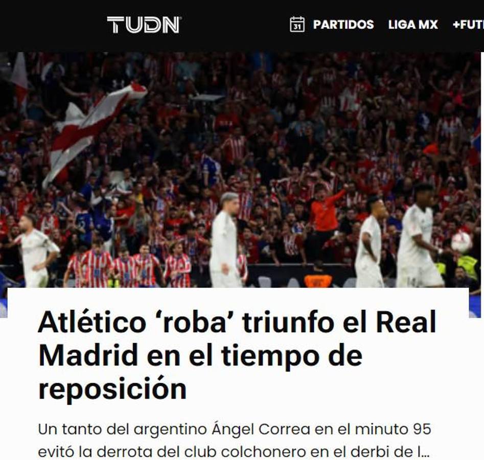 Lo que dice la prensa mundial sobre el polémico Real Madrid vs Atlético: “Escándalo y el derbi de los mecheros”