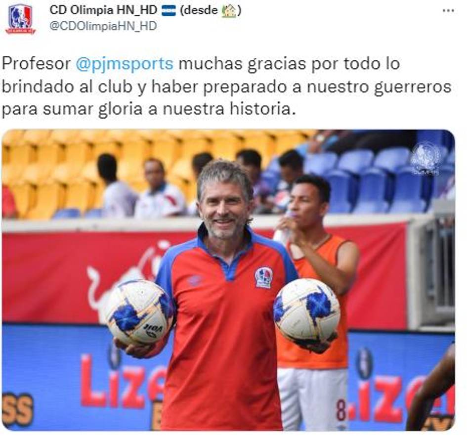 “Gracias por mostrarnos el camino”: Así se despidieron los jugadores y directivos de Olimpia de Pedro Troglio