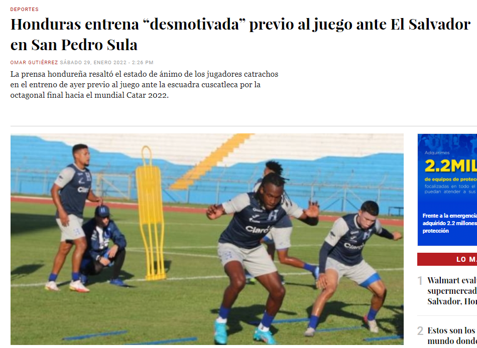 La bestia negra que habita en el sótano: lo que dice la prensa previo al Honduras-El Salvador que se jugará en el Olímpico