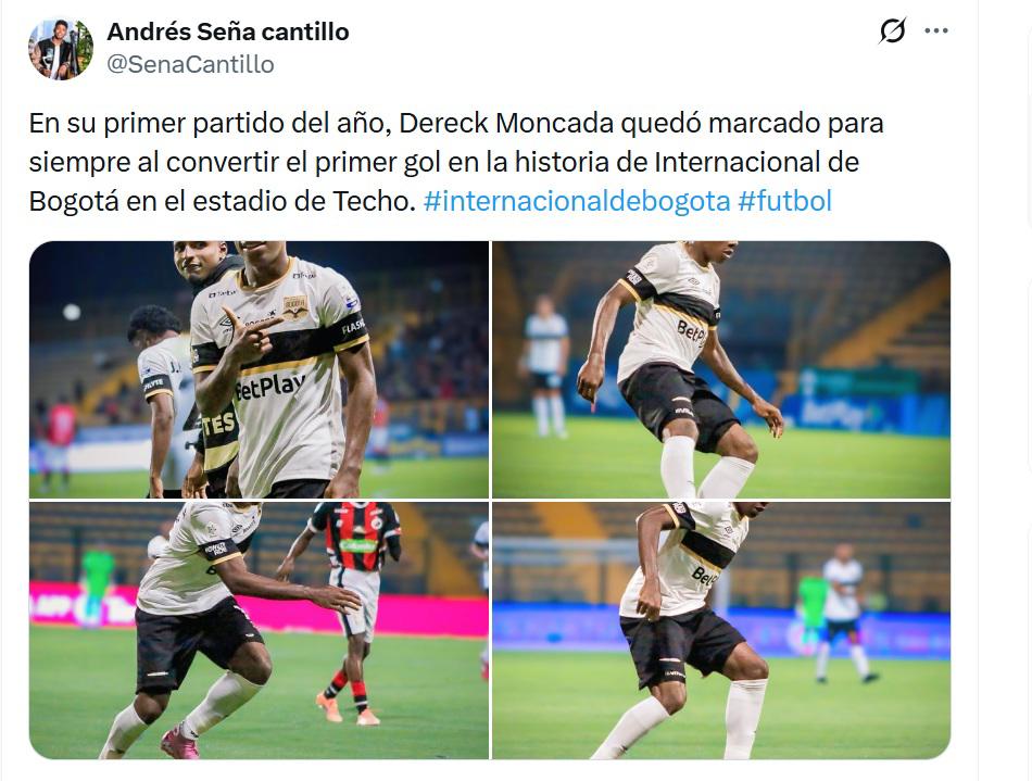 Muchacho de oro, Merecida ovación y Empezó a hacer historia: Prensa y afición se rinden ante Dereck Moncada y su debut con gol en Colombia