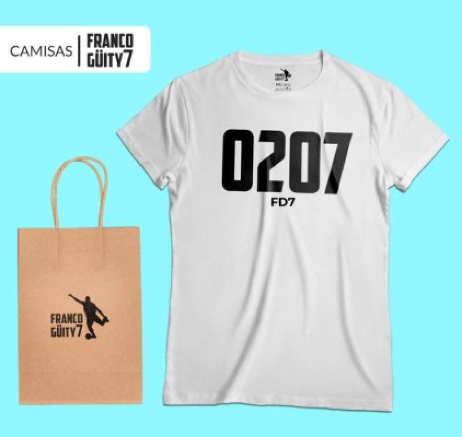 Franco Güity lanza su propia marca y línea de ropa con diseños 100% hondureños