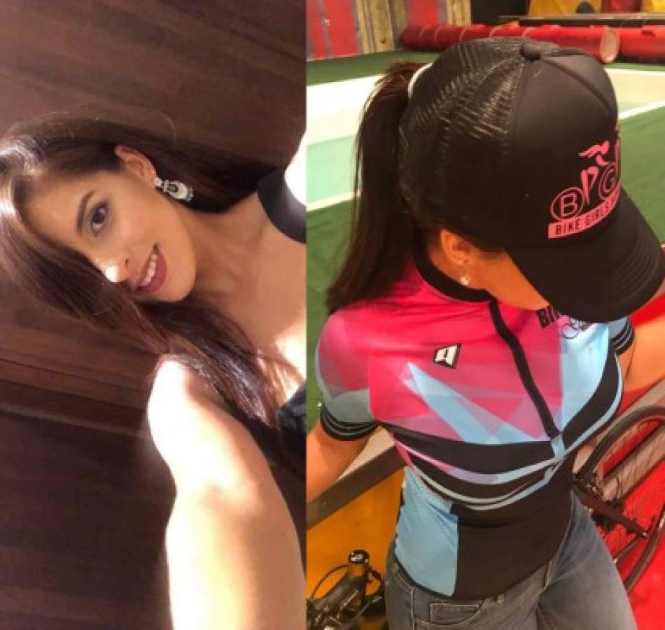 Alexandra Cruz, la hermosa ciclista hondureña que motivó a Tabaré Alonso a visitar San Pedro Sula