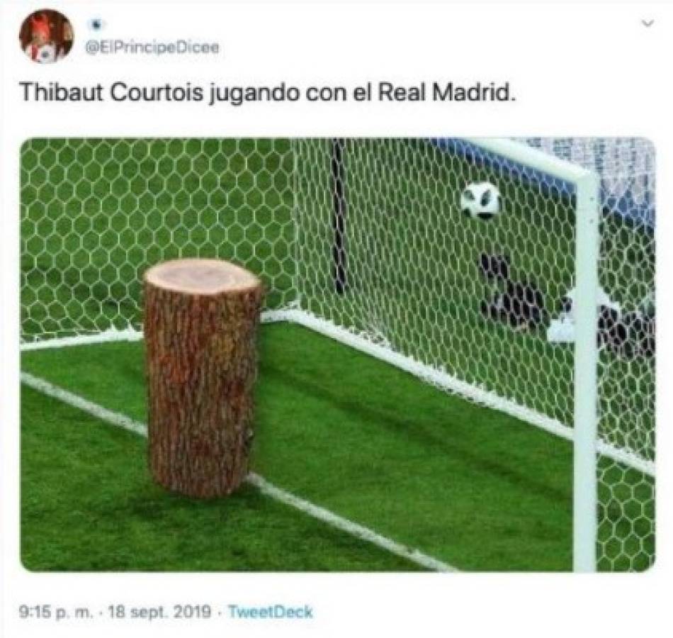 Los memes destruyen a Courtois, Hazard y al Real Madrid por la dura derrota ante el Alavés