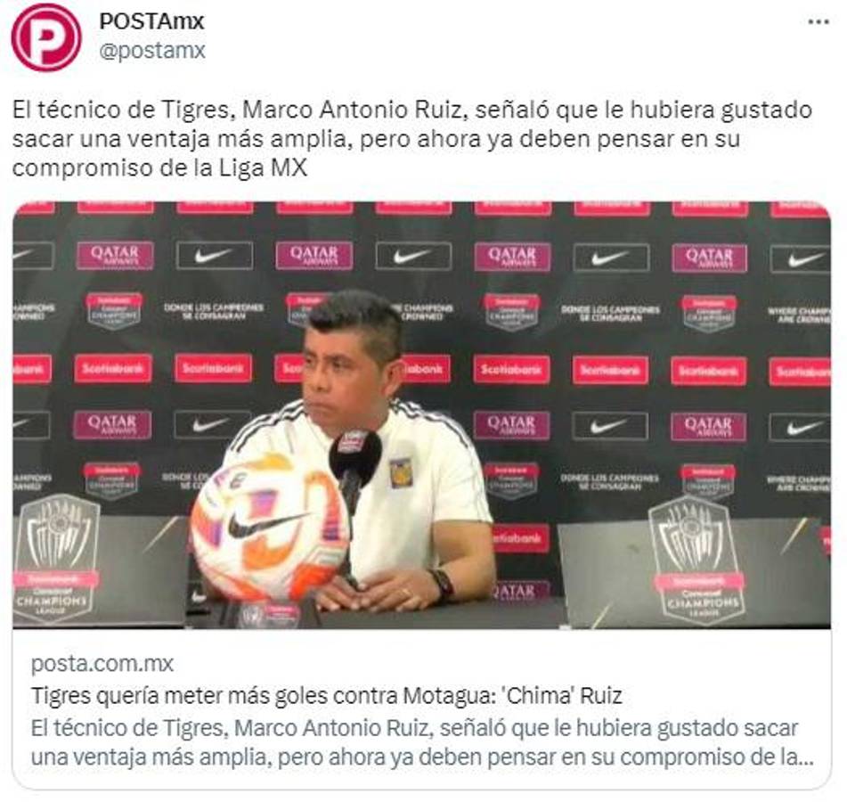 “Tigres aburre”, “sale vivo” y “rompe la mala racha”: La reacción en México el día después del triunfo felino sobre Motagua