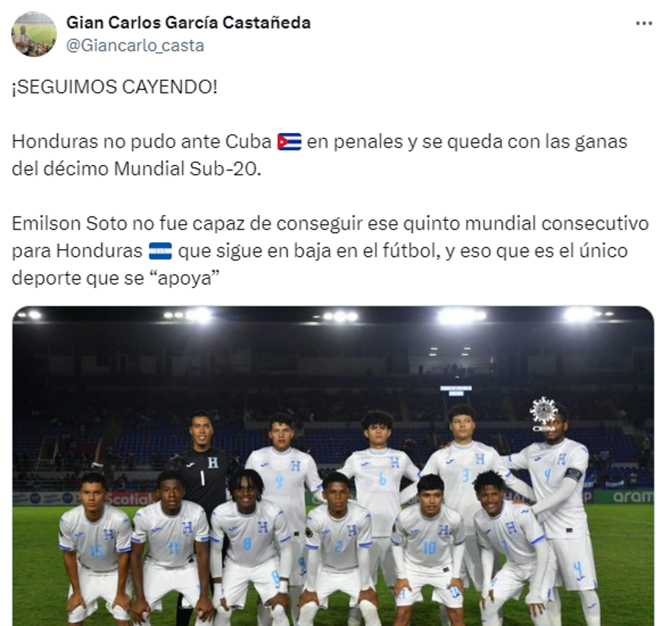 Honduras se estrelló ante Cuba por el pase al Mundial de Chile y así reacciona la prensa: “Una absoluta vergüenza”
