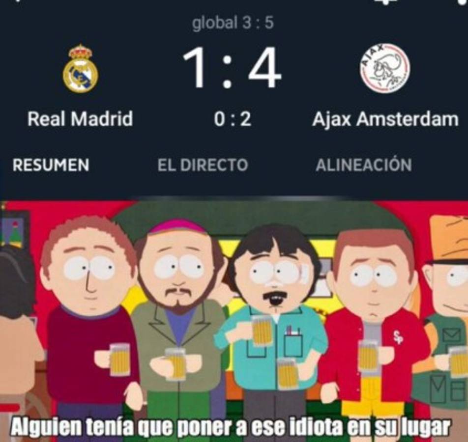 Los otros memes que terminan de 'liquidar' al Real Madrid tras la eliminación en Champions League
