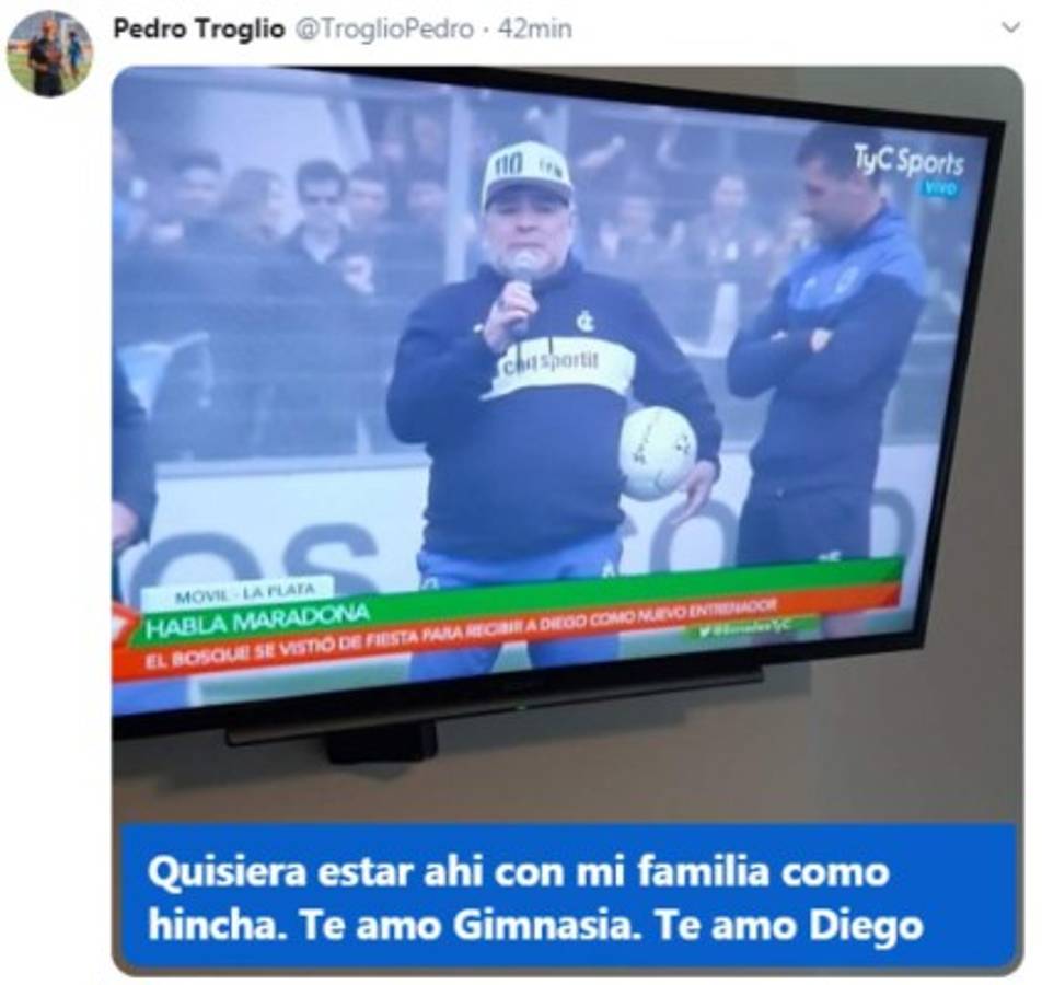 Entre lágrimas: Diego Maradona fue presentado con Gimnasia y desbordó una locura total en La Plata