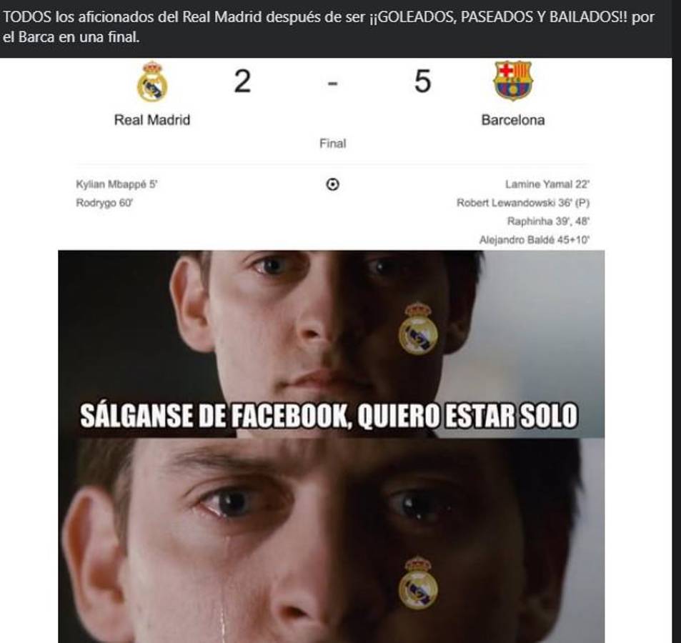 Yamal y Piqué son protagonistas: los mejores memes que dejó la goleada del Barcelona ante el Real Madrid