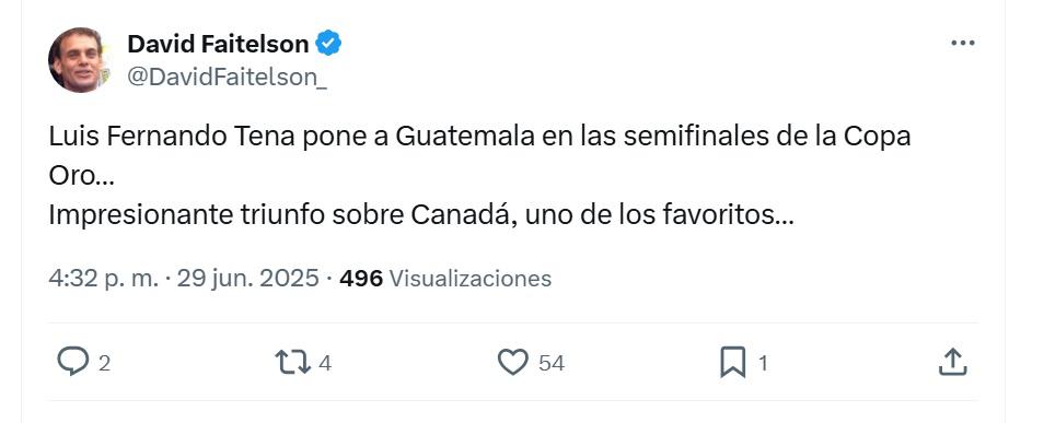 Faitelson se rinde como pocas veces: Guatemala monumental y Tena, flaco de oro, las redes explotan luego de eliminar a Canadá