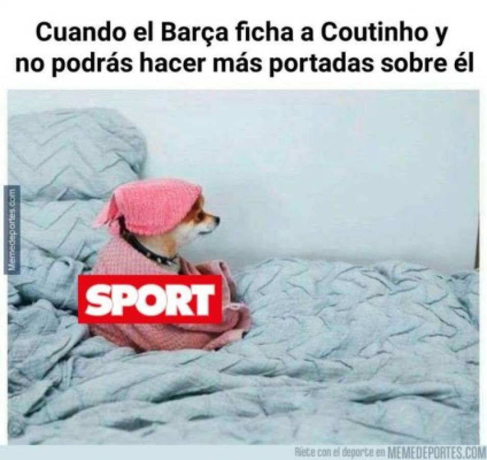 Coutinho fue presentado en el FC Barcelona y los memes no se hicieron esperar