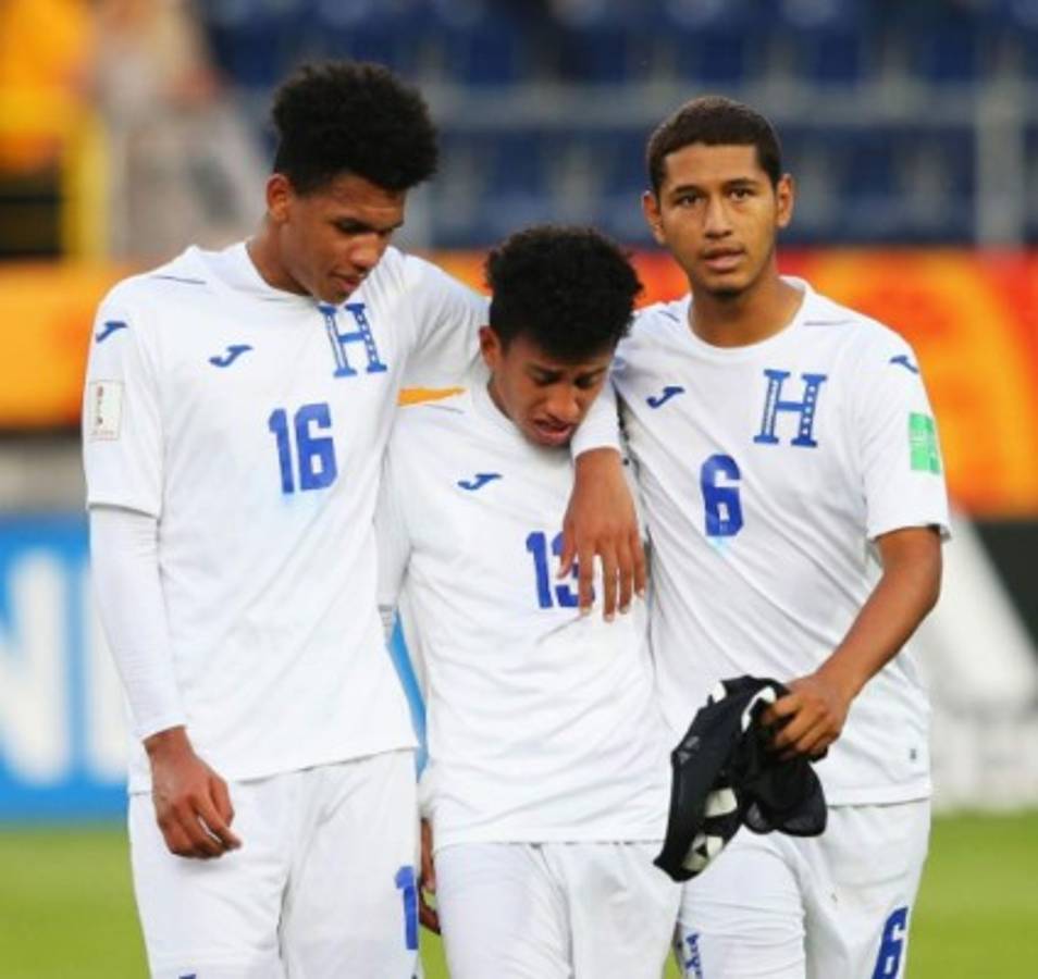 FOTOS: Lágrimas y tristeza de Honduras tras su virtual eliminación del Mundial Sub-20