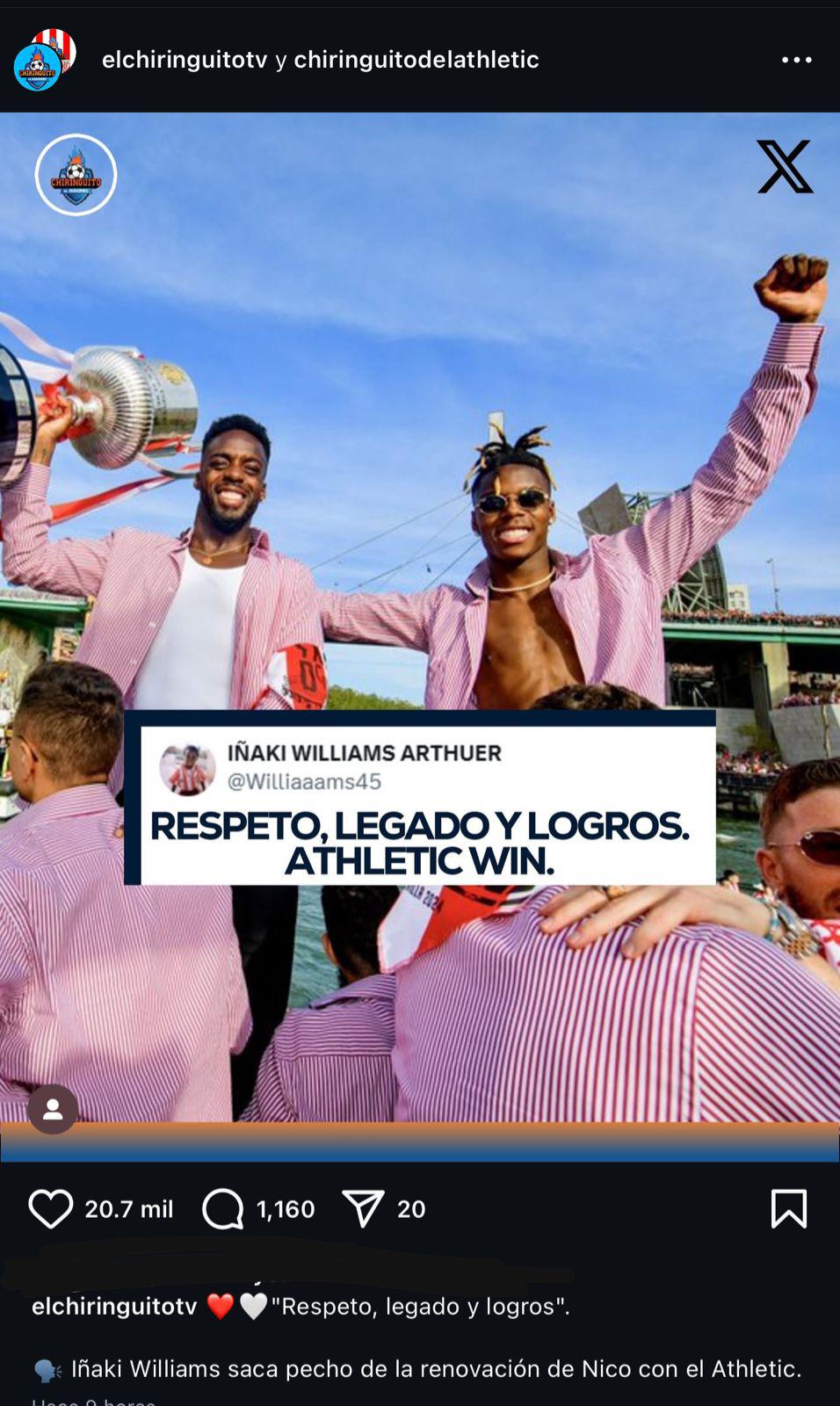 Yamal no está contento con la burla de Nico: los jugadores del Barcelona sacan pecho tras la renovación de Williams con el Athletic