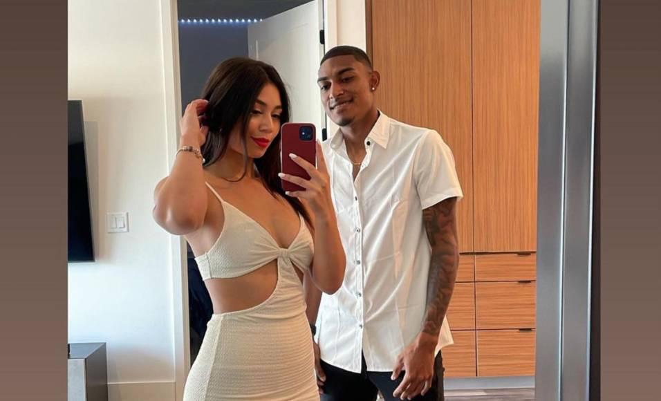 Hermosa olanchana anuncia embarazo y el padre del bebé es legionario hondureño de la MLS