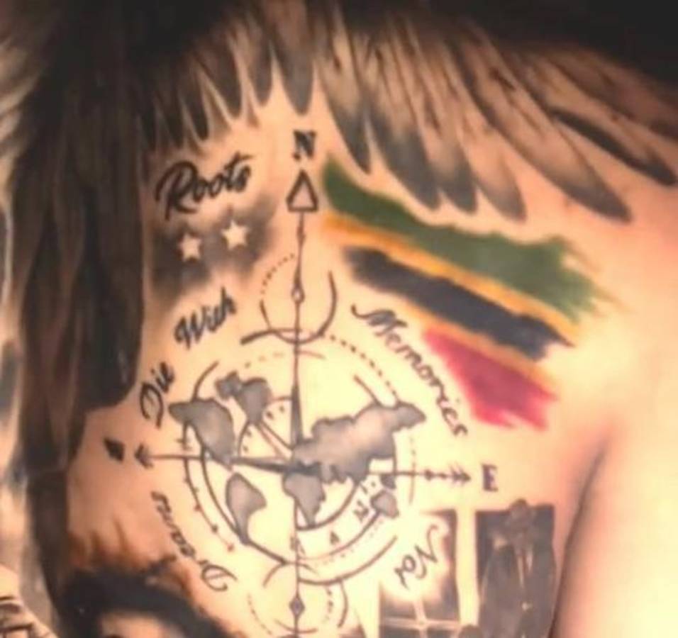 Los increíbles tatuajes de Rashford: por qué lleva referencias de San Cristóbal y Nieves y una cita impactante