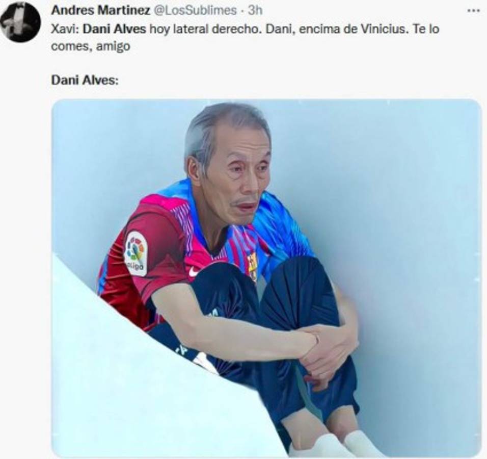 Dani Alves regresa al Barcelona y los memes destrozan al jugador brasileño por su edad