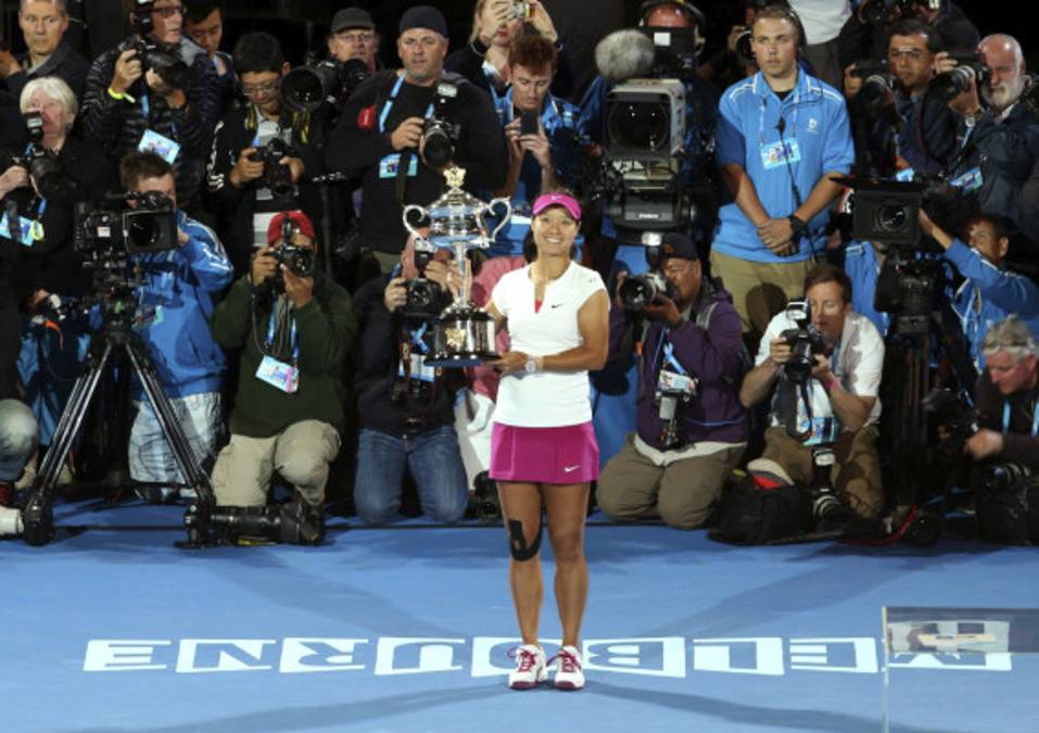 Na Li es la reina del Abierto de Australia