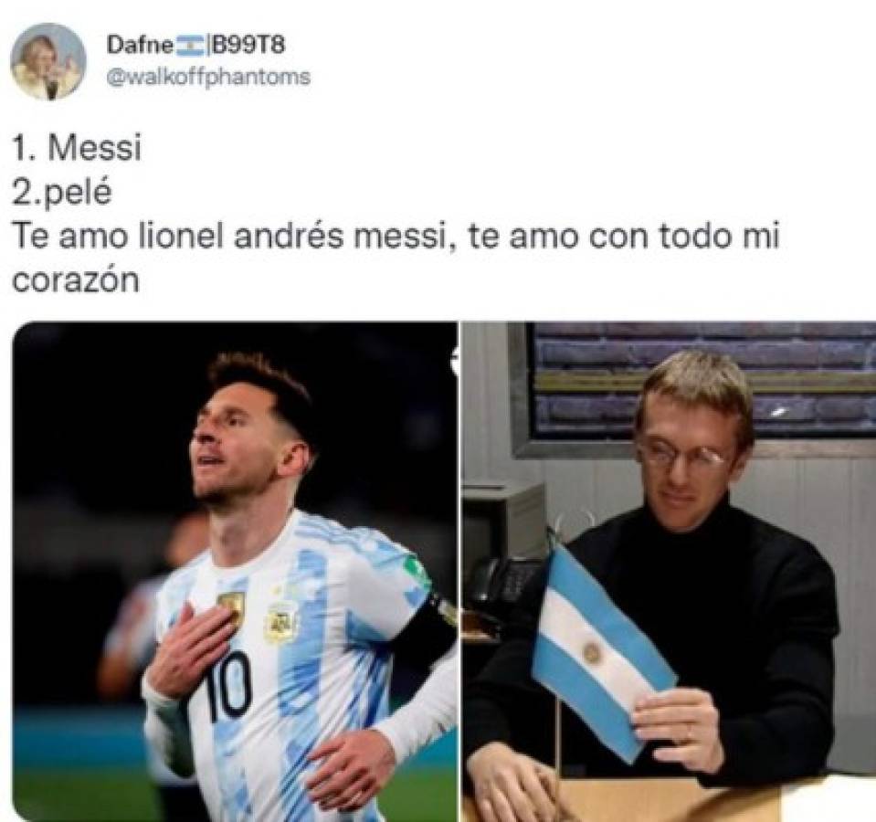 Messi llora, supera el récord de Pelé y los memes lo destrozan; Brasil tampoco se salva