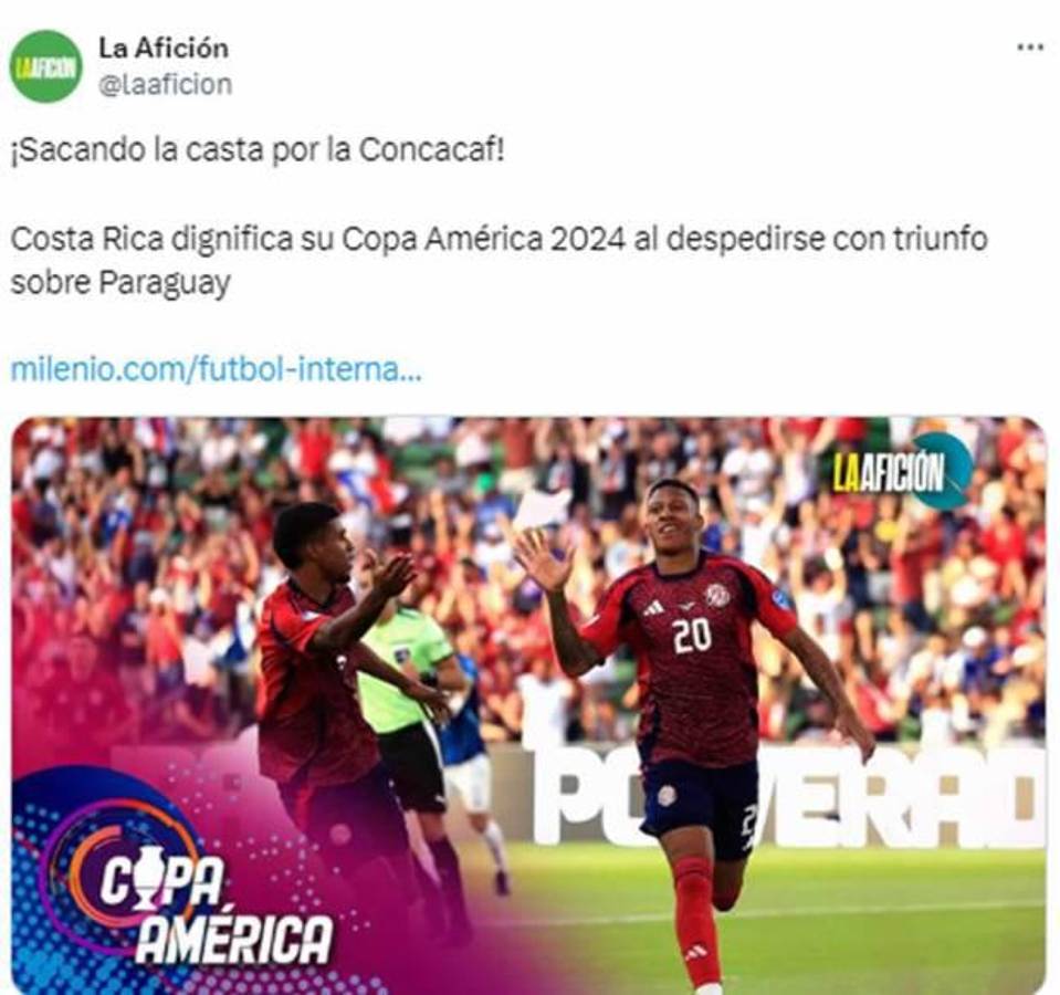 “Ticabus pa’ casa” y “a ver los cuartos por TV”: la reacción de la prensa a la eliminación de Costa Rica de la Copa América