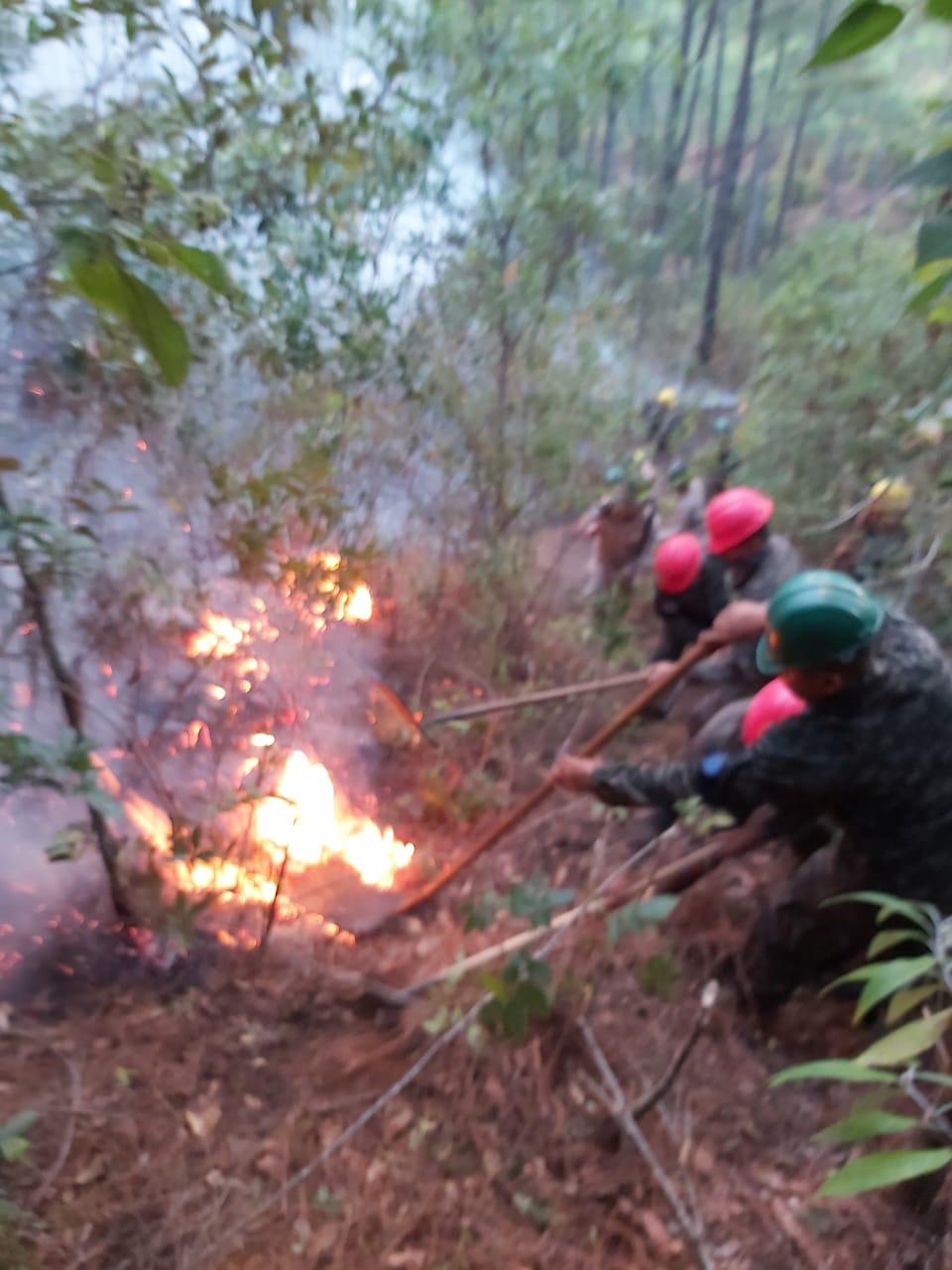 ¡Continúa activo! Así es el voraz incendio que no ha podido detenerse en las montañas de Santa Lucia