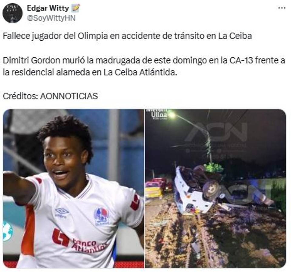 “Su sueño era construirle una casita a su mamá”: jugadores y prensa deportiva reaccionan por la muerte de Demetri Gordon
