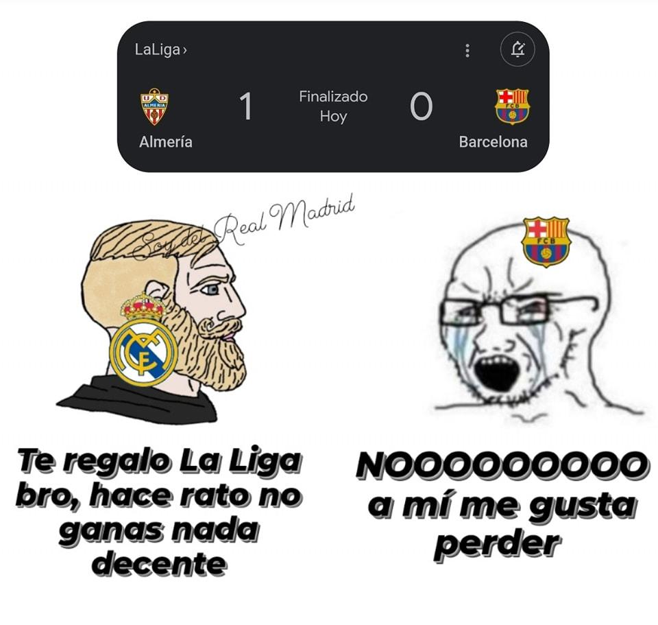 Los memes hacen pedazos al Barcelona por no aprovechar la oportunidad que Real Madrid le dejó en la Liga Española