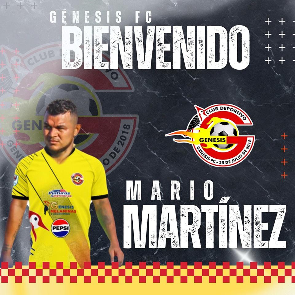 El Génesis confirmó a través de sus redes sociales el fichaje de Mario Martínez.
