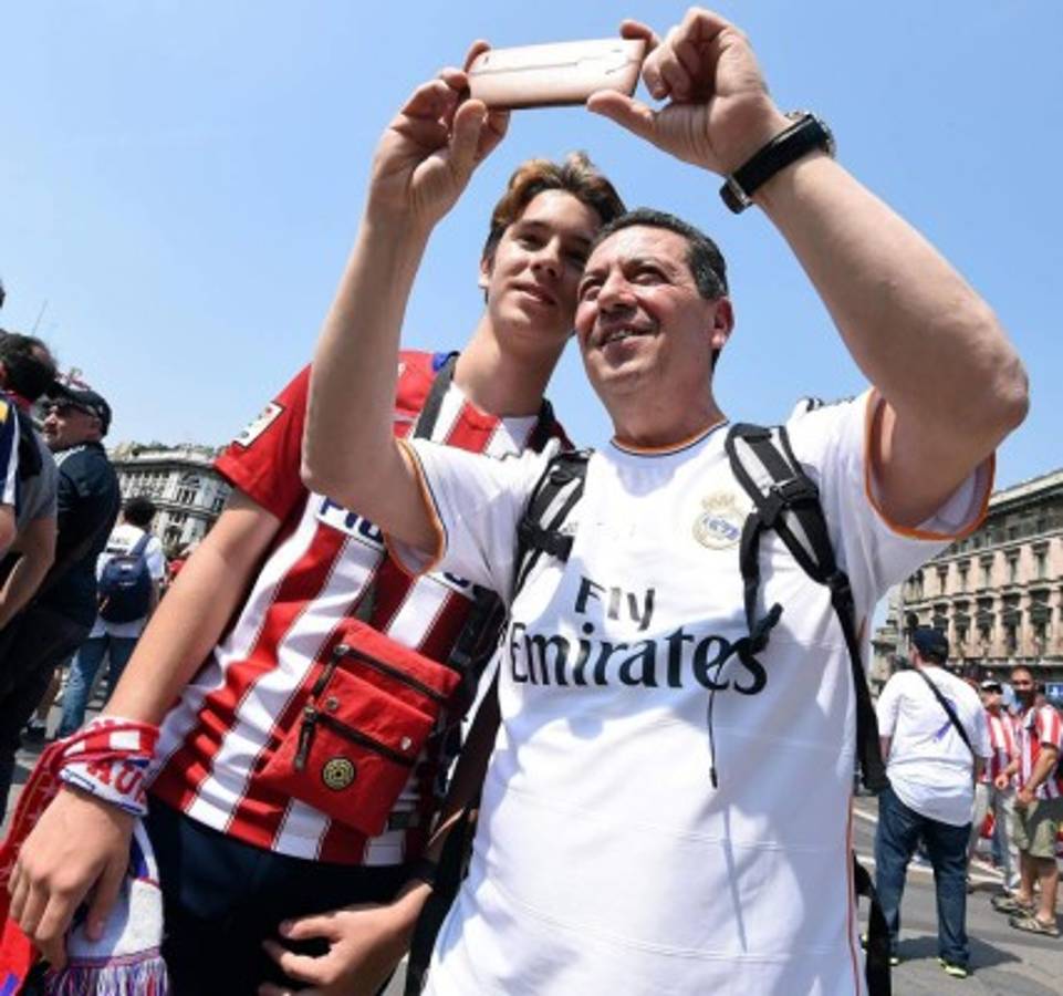 Ambiente espectacular en Milán por la final de la Champions League