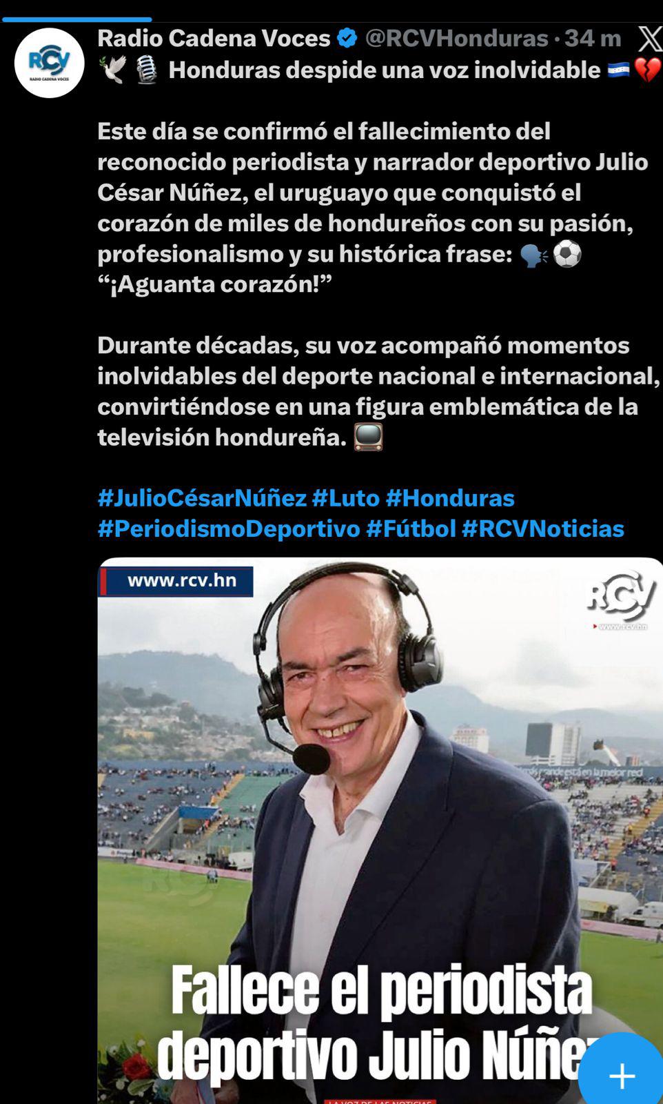 Rely y Rafa Villeda se quiebran: así reaccionan a la muerte de Julio César Núñez