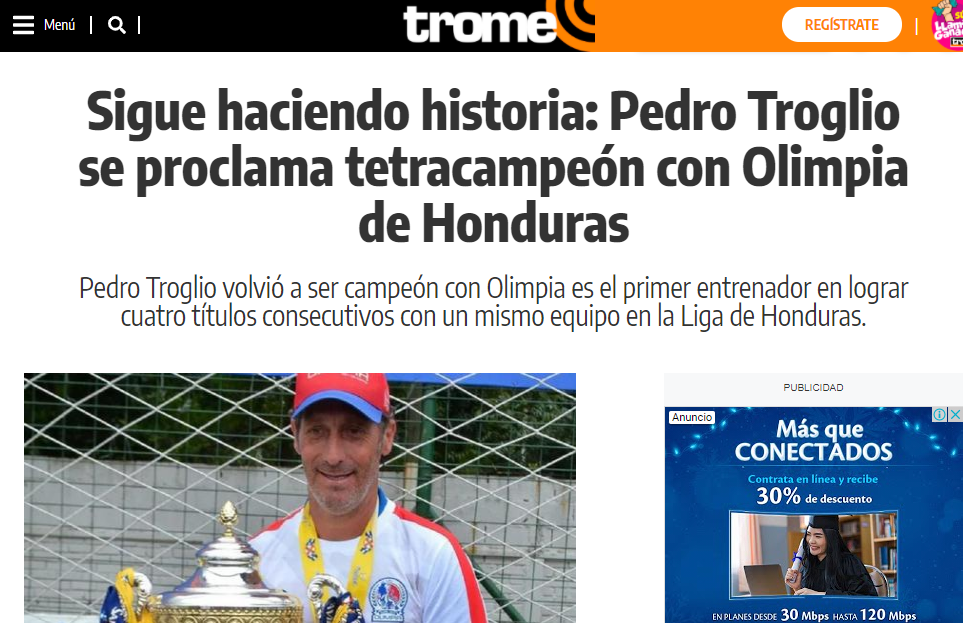 En Sudamérica y México se rinden ante Pedro Troglio por el tetracampeonato que ganó con Olimpia y lo piden en Argentina