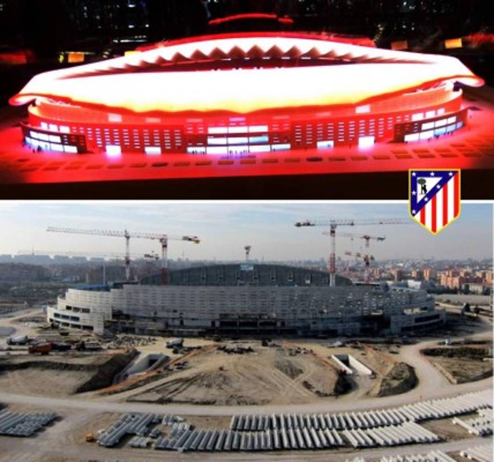 Así será el espectacular nuevo estadio del Atlético de Madrid en 2017