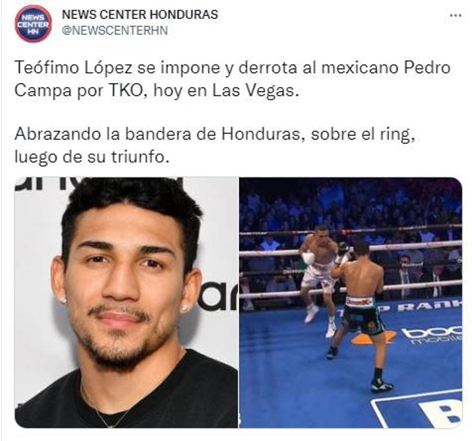 “Ha vuelto y demasiado castigo”: Así reaccionó la prensa luego de la contundente victoria de Teófimo López sobre Pedro Campa