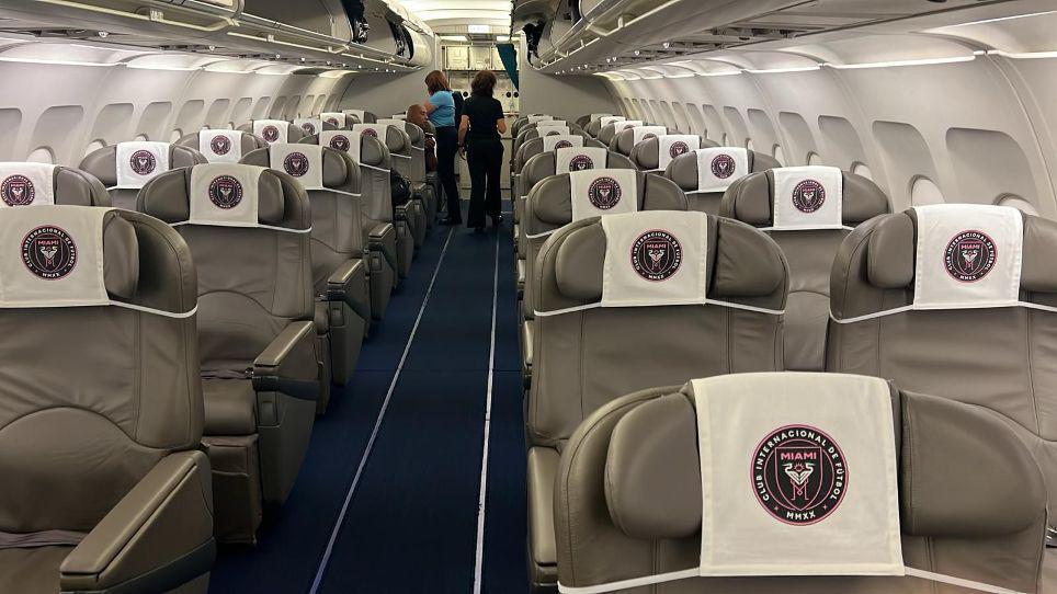 ¿Cómo es el avión privado que transporta al Inter Miami a Honduras? Modelo, cantidad de personas y valor